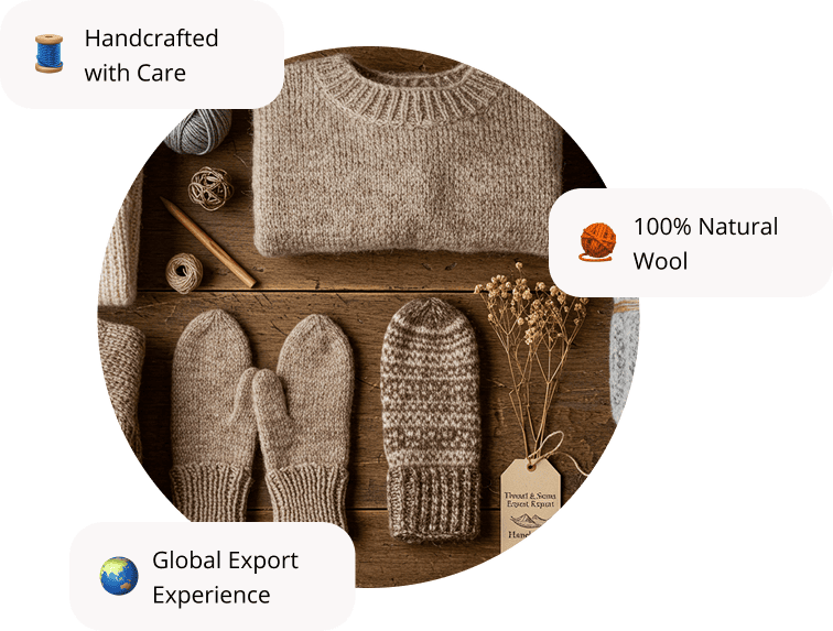 grandpa working with wool